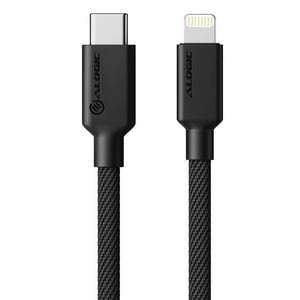 ALOGIC ELPC8P02-BK kabel do telefonu Czarny 2 m USB C Lightning