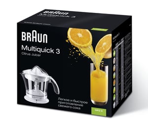 Braun Multiquick MPZ9 elektryczna wyciskarka do cytrusów 20 W Przezroczysty