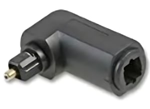 Gembird GMB Audio A-OPTL-01 Netzstecker-Adapter, schwarz