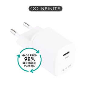 eSTUFF ES637025 Ladegerät für mobile Geräte: Smartphone, Smartwatch, Tablet, Weiß, Wechselstrom, Schnellladung, Intern