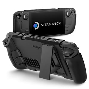 Spigen ACS06040 Case for Portable Gaming Consoles Pair Polycarbonate (PC), Thermoplastic Polyurethane Elastomers (TPU) Black
