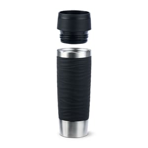 EMSA Travel Mug Waves Grande 500 ml Czarny, Stal nierdzewna