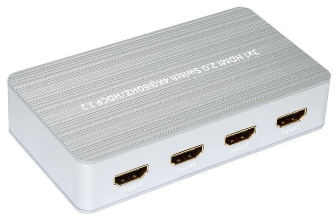 Microconnect MC-HMSW301B przełącznik wideo HDMI