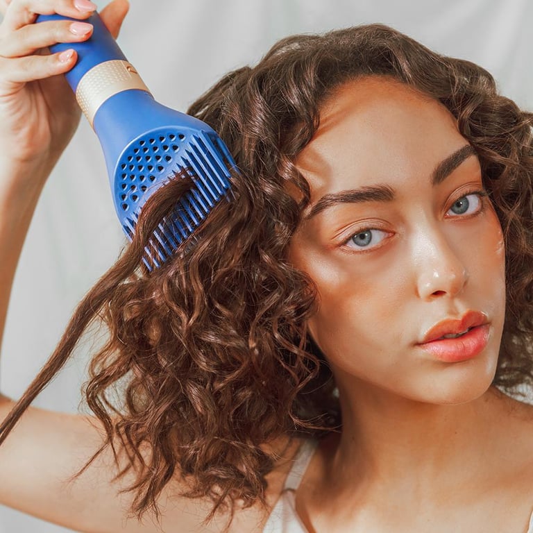 Cecotec Bamba CeramicCare 14in1 AirGlam Blue Multistyler Ciepły Niebieski 1400 W