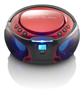 Lenco SCD-550 Digital 3,6 W FM Röd MP3-spelare
