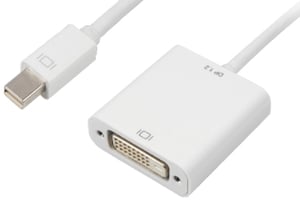 Sharkoon 0.15 m, Mini DisplayPort/DVI 0.15 m White