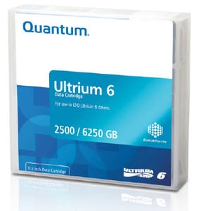 Quantum Ultrium 6 Blank Data Tape 2.5 TB LTO 1.26 cm