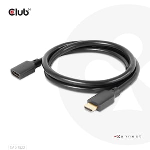 CLUB3D CAC-1322 HDMI-Kabel, 1 m, HDMI Typ A (Standard), schwarz