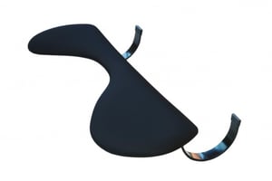 BakkerElkhuizen Underarm Support Symmetrisk handledsstöd Gummi, stål Svart