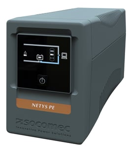 Socomec NETYS PE NPE-0850 USV-Anlage, Line-Interactive-Technologie, 0,85 kVA, 480 W, 4 x Netzsteckdose