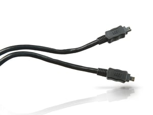 Conceptronic FireWire-Kabel 4-polig, 1,8 m, schwarz