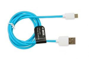 iBox IKUMD3A USB-kabel USB 2.0 1 m USB A Micro-USB B Niebieski