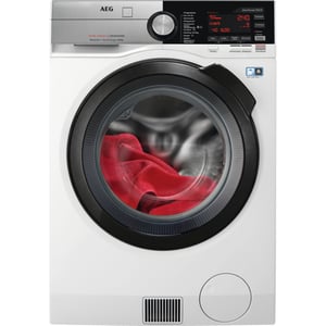 AEG L9WEF80690 Freestanding Front-Loading Washer-Dryer, White