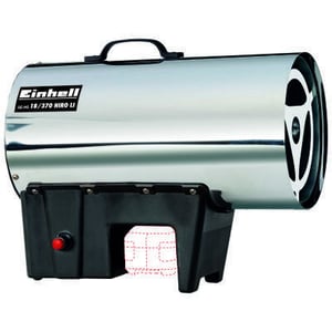 Einhell GE-HG 18/370 Niro Li-Solo D/AT Varmluftspistol Svart, Rostfritt stål