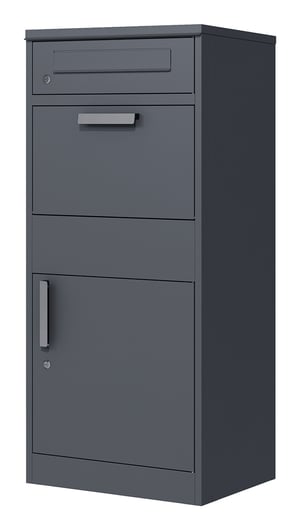 Phoenix Safe Co. PB1121AAK brevlåda, grafitgrå, paketlåda, stål