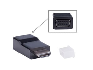 NATEC NKA-0636 przejściówka do kabli VGA HDMI Czarny