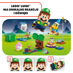 LEGO Super Mario Przygody z interaktywną figurką ® Luigi™