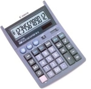 Canon TX-1210E kalkulator Desktop Wyświetlacz kalkulatora Liliowy