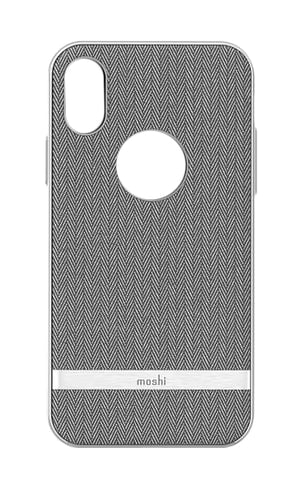 Moshi Vesta pokrowiec na telefon komórkowy 14,7 cm (5.8") Powłoka ze skóry Szary