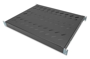Digitus Regal mit verstellbaren Befestigungsschienen für die feste Montage in 483 mm (19")-Schränken