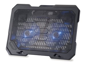 Conceptronic THANA01B kylunderlägg för bärbar dator 39,6 cm (15,6") Svart