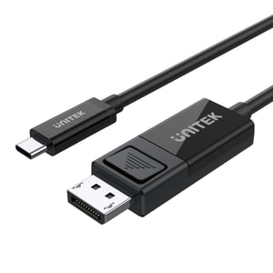 UNITEK V1146A przejściówka do kabli USB-C DisplayPort Czarny