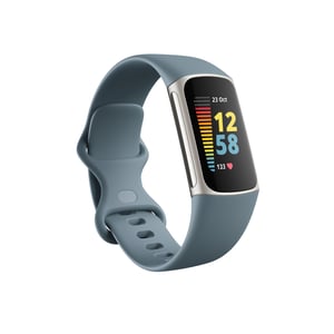 Fitbit Charge 5 AMOLED Activity Tracker Blue, Stainless Steel