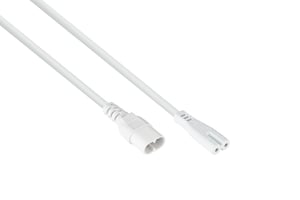 Kabelmeister SK0870-W005 kabel zasilające Biały 0,5 m C8 panel IEC C7