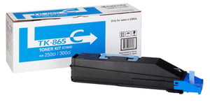 KYOCERA TK-865C Toner Cartridge, 1 pc. Genuine Cyan