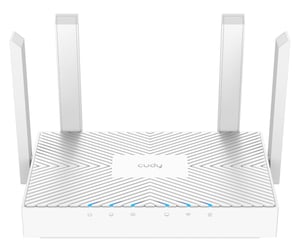 Cudy WR1300E Gigabit-Ethernet-Dualband-WLAN-Router (2,4 GHz/5 GHz) Weiß