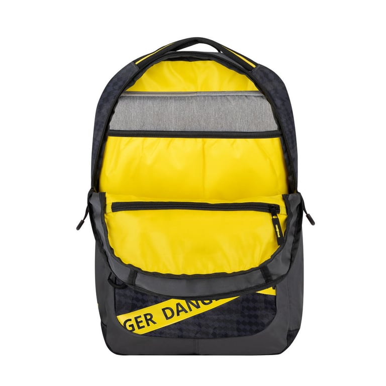Rivacase Erebus 39,6 cm (15.6") Plecak Kamuflaż, Szary, Żółty