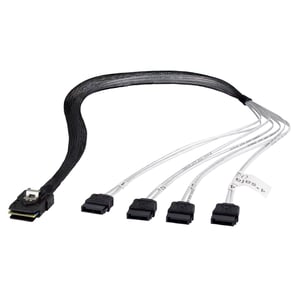 Fantec 2166 kabel SAS 0,7 m Czarny