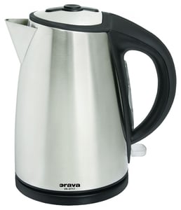 Orava VK-3717 vattenkokare 1,7 l 2000 W Svart, Rostfritt stål