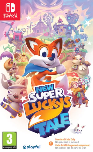 PQube New Super Lucky’s Tale - Code in a Box Standardowy Nintendo Switch