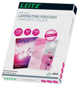 Leitz 33807 Laminating Film, 100 sheets