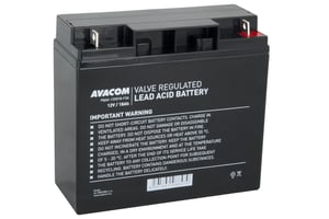 AVACOM PBAV-12V018-F3A akumulator Ołowiany (VRLA) 12 V 18 Ah