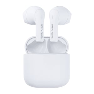 Happy Plugs JOY True Wireless Stereo (TWS) In-Ear Headset for Calls/Music/Sports/Everyday Use Bluetooth White