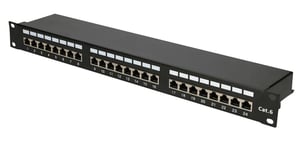 Extralink CAT6 STP V2 Patch Panel, 24 ports