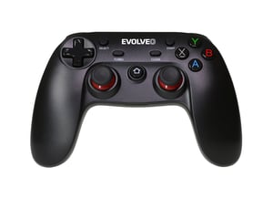 Evolveo EasyPhone Fighter F1 Czarny Bluetooth/USB Gamepad Android, PC, Playstation 3
