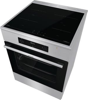 Gorenje GEIT6C60XPG Kuchenka wolnostojąca Prąd elektryczny Płyta indukcyjna strefowa Stal nierdzewna