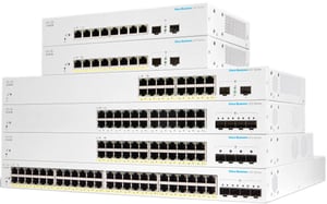 Cisco CBS220-48P-4G Zarządzany L2 Gigabit Ethernet (10/100/1000) Obsługa PoE Biały