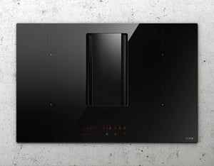 Elica NIKOLATESLA ALPHA BL/A/78 Czarny Wbudowany 78 cm Płyta indukcyjna strefowa 4 stref(y) Wbudowany kaptur
