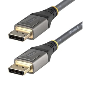 StarTech DP14VMM2M DisplayPort Cable, 2 m, Gray, Black
