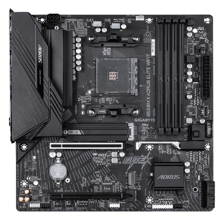 фото Материнская плата Gigabyte B550M X Aorus Elite WIFI7 1