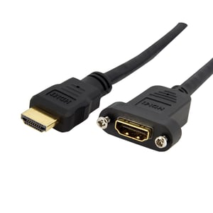 StarTech HDMIPNLFM3 HDMI-kabel 0,9 m, HDMI typ A (standard), svart