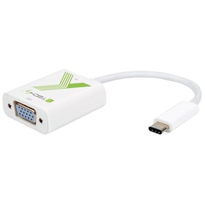 Techly IADAP USB31-VGA externe USB-Grafikkarte, weiß