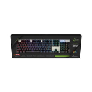 MediaRange MRGS101 USB-gamingtangentbord QWERTZ tyska svart, silver