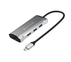 j5create JCD392 Wired USB 3.2 Gen 1 (3.1 Gen 1) Type-C Gray
