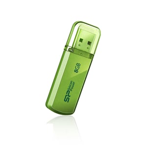 Silicon Power 8 GB Helios 101 USB-Stick, USB Typ A 2.0, grün