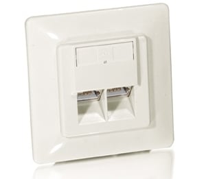 Equip 125721 RJ-45-Steckdose, weiß